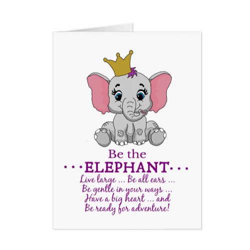 (image for) 2023 Be The Elephant Notecards (8)